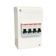 El-sentral for 12V med automatsikringer