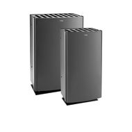 Diesel- og parafinovn Wallas 40+26 Antrasitt m/ 175l tank+fjernstarter