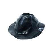 Regnkrage (gummi) for stålpipe