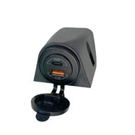 Overgang til USB A+C veggmontering - hover