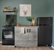 Gasskomfyr Chef - sort, 50cm