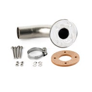 Avgassutløp vinkel for kokeapp 