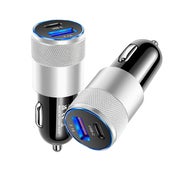 Overgang sigarettplugg til USB-A og USB-C