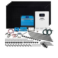 Kraftpakke 230 volt på plate, 6000VA RS6, 16000 Wt litium heat