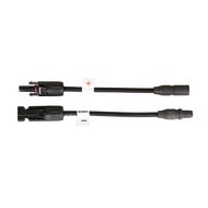 Overgangskabel MC4 (hann) til MC3 (hunn) 15 cm