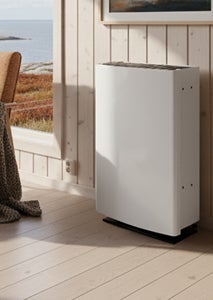 Wallas hyttevarmer hvit