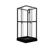 Dusjkabinett Jasmine Black - 90 x 90 x 195 cm