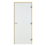 Badstudør 7x19 klart glass (osp karm)