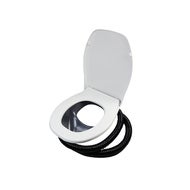 Urinseparerende toalettsete Privy Plast, grå