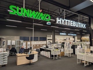 Sunwind Hyttesenter Valdres innvendig butikk
