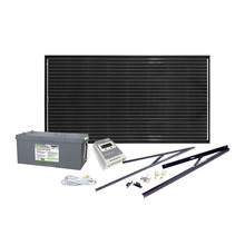 Solcelleanlegg 12V, 185 watt, AGM 260At