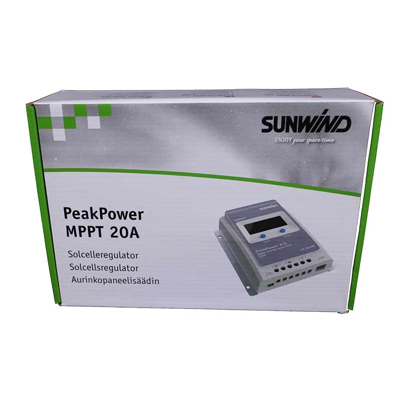 Solcelleregulator PeakPower MPPT 20A 