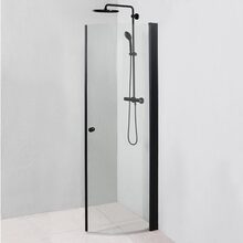 Dusjdør Ariel Black 80 x 190