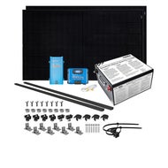 Solcelleanlegg 12/230V, 860 watt, litium heat 200At