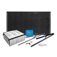 Solcelleanlegg 12V, 200 watt, litium heat 200At