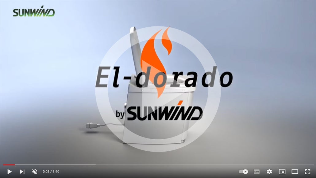 El-dorado forbrenningstoalett - perfekt for din hytte!