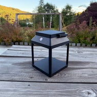 Solcelledrevet utelykt Solar square - hover