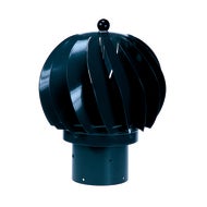 Vindvifte - 110 mm, sort