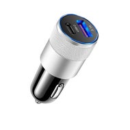 Overgang sigarettplugg til USB-A og USB-C