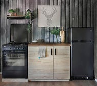 Gasskjøleskap Ventus 168 - sort