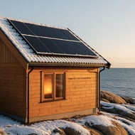 Solcelleanlegg Nettilknyttet 4,3kW papp/shingel/tretak