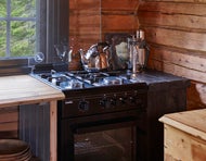 Gasskomfyr Chef Pro - sort, 50 cm