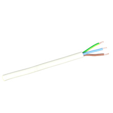 Kabel 3 x 4 mm2 PFXP hvit a 1 mtr.