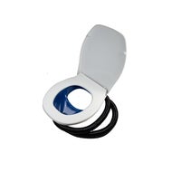 Urinseparerende toalettsete Privy Plast, blå