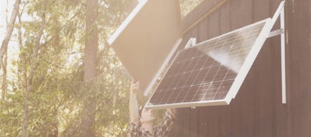 Braketter for solcellepanel