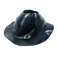 Regnkrage (gummi) for stålpipe