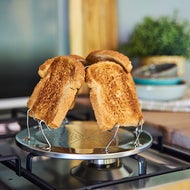 Brødrister Toaster for gassbluss