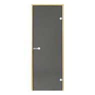 Badstudør Harvia - osp karm, røkgrå