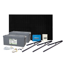 Solcelleanlegg 12V, 380 watt, 2 x AGM 260At