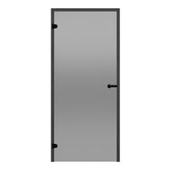 Badstudør Harvia Black Line - røkgrå