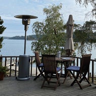 Terrassevarmer høy antrasitt