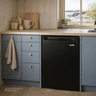 Kjøleskap 12V, Nova 116 liter Sort - AI generert