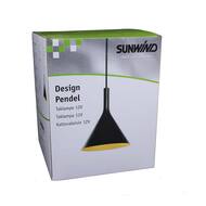 Taklampe Design Pendel Black