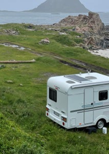 Solcelleanlegg caravan