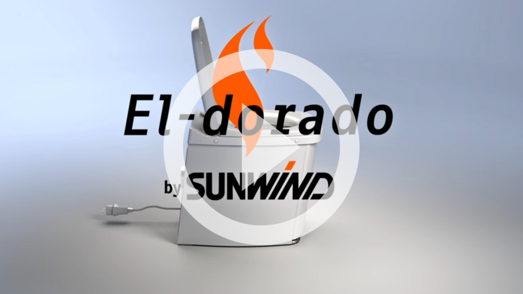 Dette er forbrenningstoalettet Sunwind El-dorado Pro