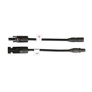 Overgangskabel MC4 (hann) til MC3 (hunn) 15 cm