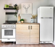 Gasskomfyr Elegance - hvit, 60cm