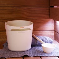 Sauna bucket and ladle