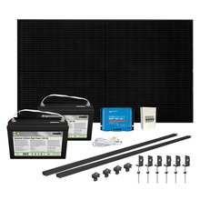 Solcelleanlegg 12V, 430 watt, 2 x Litium 100At