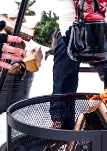 Bålpanne og utepeis