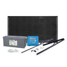 Solcelleanlegg 12V, 185 watt, AGM 260At