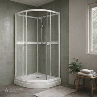 AI generert bilde av Dusjkabinett Aurora - 90 x 90 x 195 cm