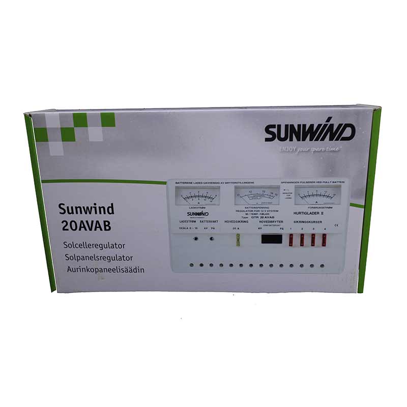 Solcelleregulator Sunwind 20 AVAB