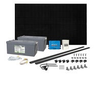 Solcelleanlegg 12V, 430 watt, 2 x AGM 260At