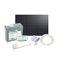 Solcelleanlegg 12V, 30 watt, AGM 30At
