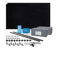 Solcelleanlegg 24/230V, 860 watt, 2 x AGM 260At